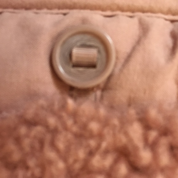 NWT Zara Toddler Girls pink dusty rose sherpa jacket - Picture 4 of 4